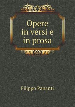 Paperback Opere in versi e in prosa Book