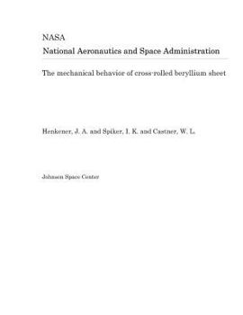 The mechanical behavior of cross-rolled beryllium sheet