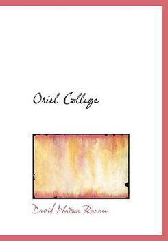 Hardcover Oriel College [Large Print] Book