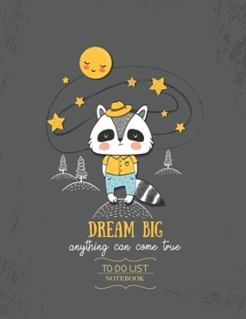 Notebook: To Do List Notebook with Cute cartoon Extra large (8.5 x 11) inches, 110 pages, To do list notebook