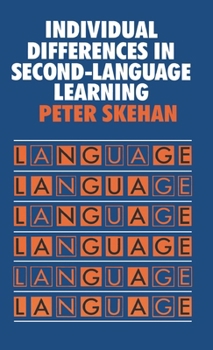 Hardcover Individual Differences in Second Language Learning Book