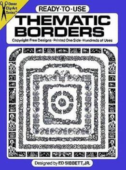 Paperback Ready-To-Use Thematic Borders Book