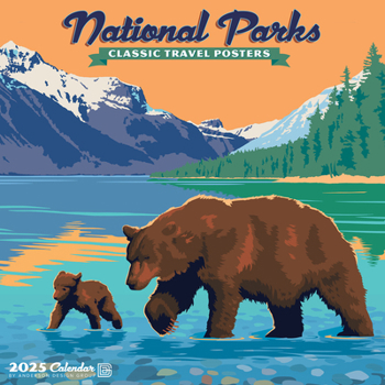 Calendar National Parks (Art) 2025 12 X 12 Wall Calendar Book