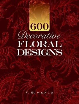 Paperback 600 Decorative Floral Designs Book