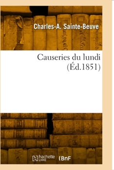 Paperback Causeries du lundi. Tome VIII [French] Book