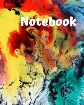 Notebook: Sketchbook Winter/snow/ a storm of colors/ multicolour/ Notebook Journal Winter Workbook Diary / Christmas Notebook/ Gift /Composition Blank 8x10 120 pages.