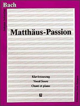 Paperback Matthaus Passion Book