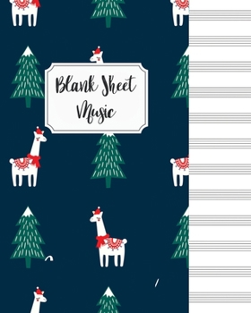 Blank Sheet Music Composition Manuscript Staff Paper Art Music Christmas Notebook Birthday Gift: Sheet Music Notebook / Journal Gift, 100 Pages, 8x10, Soft Cover, Matte Finish