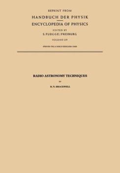 Paperback Radio Astronomy Techniques Book