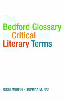Paperback The Bedford Glossary of Critical and Literary Terms Book