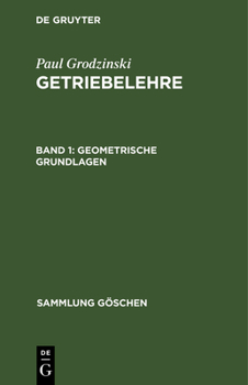 Hardcover Geometrische Grundlagen [German] Book