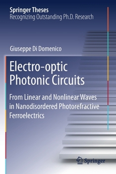 Paperback Electro-Optic Photonic Circuits: From Linear and Nonlinear Waves in Nanodisordered Photorefractive Ferroelectrics Book