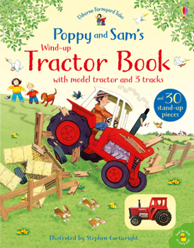 Hardcover Poppy and Sam's Wind-Up Tractor Book