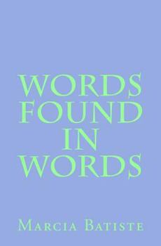 Paperback Words Found in Words Book