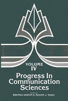 Hardcover Progress in Communication Sciences, Volume 4 Book
