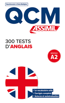 Paperback Qcm 300 Tests d'Anglais [French] Book