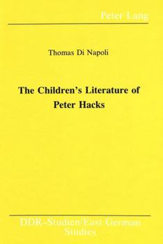 Hardcover The Children's Literature of Peter Hacks Book