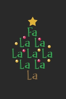 Paperback Christmas Math Fa la(8) Notebook: Notebook / 6x9 Zoll / 120 ruled Pages Book