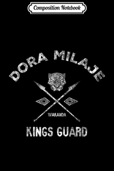 Composition Notebook: Marvel Black Panther Kings Guard Vintage Graphic  Journal/Notebook Blank Lined Ruled 6x9 100 Pages