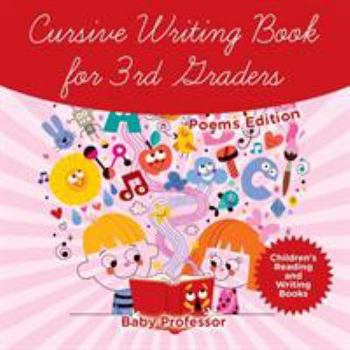 Paperback Cursive Writing Book for 3rd Graders - Poems Edition Children's Reading and Writing Books Book