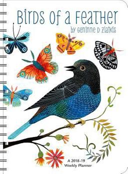 Calendar Geninne D Zlatkis 2018 - 2019 Weekly Planner: Birds of a Feather Book