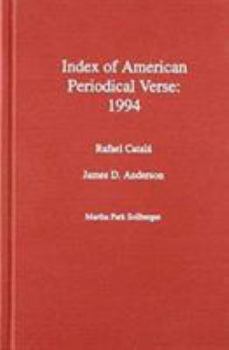 Hardcover Index of American Periodical Verse 1994 Book