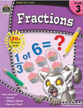 Paperback Ready-Set-Learn: Fractions Grd 3 Book