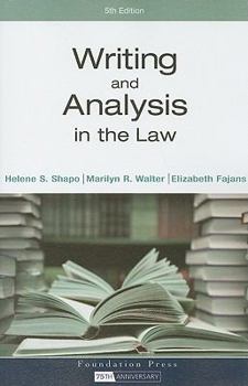 Paperback Writing and Analysis in the Law Book