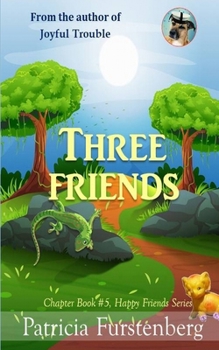Paperback Three Friends, Chapter Book #5: Happy Friends, diversity stories children's series Book
