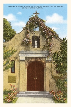 Paperback Vintage Journal Old Church, St. Augustine, Florida Book
