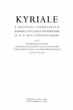 Hardcover Kyriale Romanum (1961) [Latin] Book