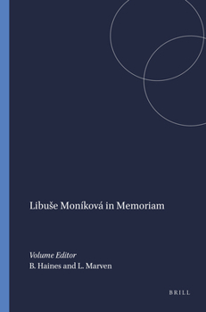 Hardcover Libuse Moníková in Memoriam Book
