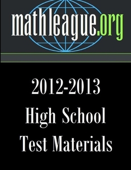 Paperback High School Test Materials 2012-2013 Book