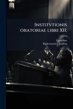 Paperback Institvtionis oratoriae libri XII; [Latin] Book