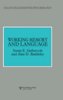 Hardcover Working Memory and Language Book