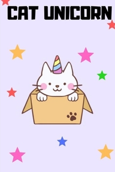 Paperback cat unicorn Book