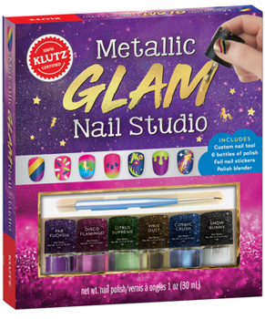 Toy Metallic Glam Nail Studio Book