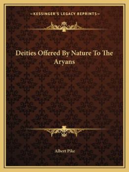 Paperback Deities Offered By Nature To The Aryans Book