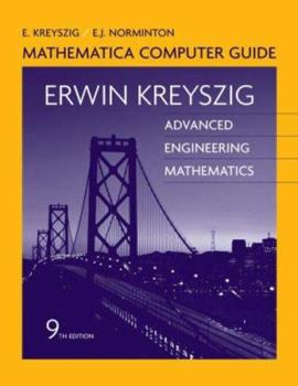 Paperback Advanced Engineering Mathematics, Mathematica Computer Guide Book