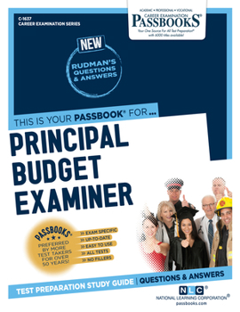 Paperback Principal Budget Examiner (C-1637): Passbooks Study Guide Volume 1637 Book