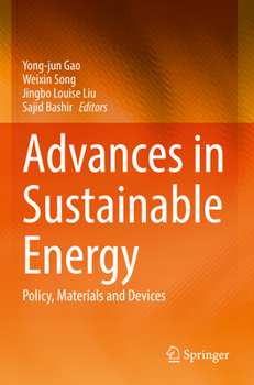 Paperback Advances in Sustainable Energy: Policy, Materials and Devices Book