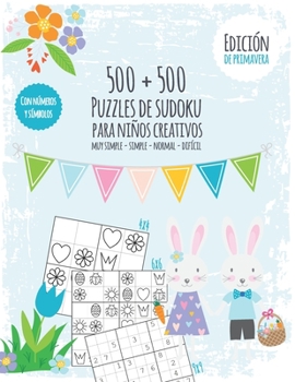 Paperback Libro de sudokus de las estaciones para niños creativos: Libro de sudokus con 500 números y símbolo sudokus - dificultad muy fácil a difícil - + 500 S [Spanish] Book