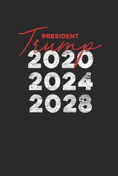 President Trump: Dotted Bullet Notebook (6" x 9" - 120 pages) ~ President Trump Notebook for Daily Journal, Diary, and Gift