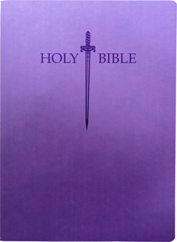 Leather Bound Kjver Sword Holy Bible, Large Print, Royal Purple Ultrasoft, Thumb Index: (King James Version Easy Read, Red Letter) [Large Print] Book