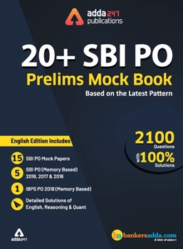 Paperback SBI PO 2019 Prelims Mocks Papers (English Printed Edition) SBI Special Book