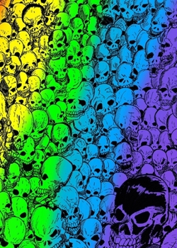 Paperback Gathering of Skulls Sketchbook - Rainbow Book