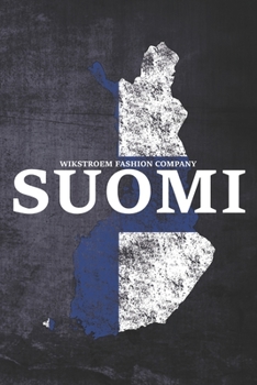 Paperback Wikstroem - Notes: Finland Suomi country flag - Notebook 6x9 checkered Book