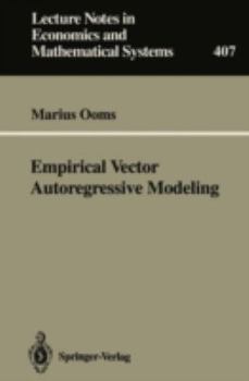 Paperback Empirical Vector Autoregressive Modeling Book