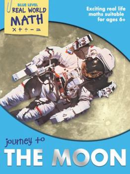 Paperback Real World Math Blue Level: Journey to the Moon Book