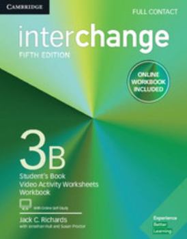 Paperback Interchange Level 3b Full Contact with Online Self-Study and Online Workbook Book